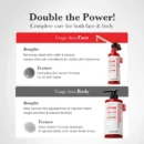 Hypochlorous Acid Rice Peel Shot Duo For Face & Body