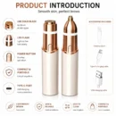 2-in-1 Facial & Eyebrow Trimmer – Face Razor & Hair Remover